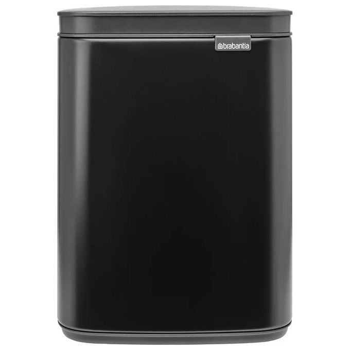 Brabantia 8710755222481 Bo Pattumiera 4L Acciaio con Chiusura Morbida e Secchio Interno Estraibile colore Nero