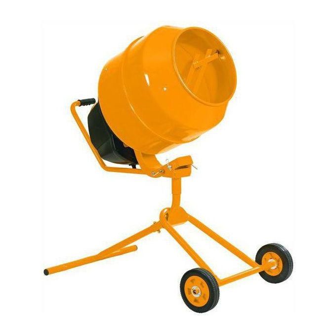 Excel 09724 Betoniera Frontale 135 L 0,55 kW 0,7 HP motore monofase 230V corpo acciaio corona ghisa IP44