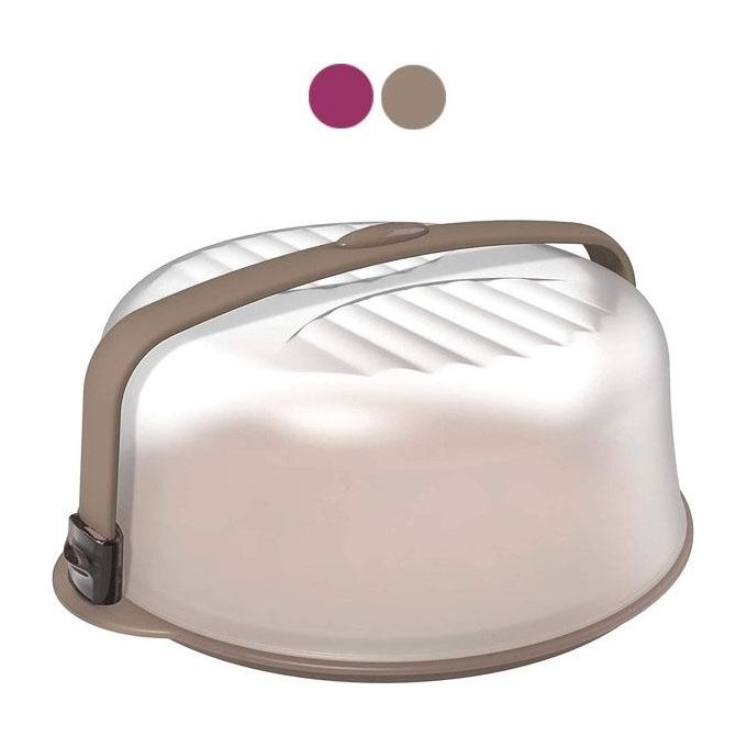 Eco-Plast Piatto Torta Biesse 32cm Trendy Tortora