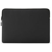 Pipetto Classic Fit Sleeve per MacBook Air 15'' con tasca per AirTag chiusura con zip protettiva interno in neoprene e finta pelliccia ultra-morbida spessore 4 mm colore Nero