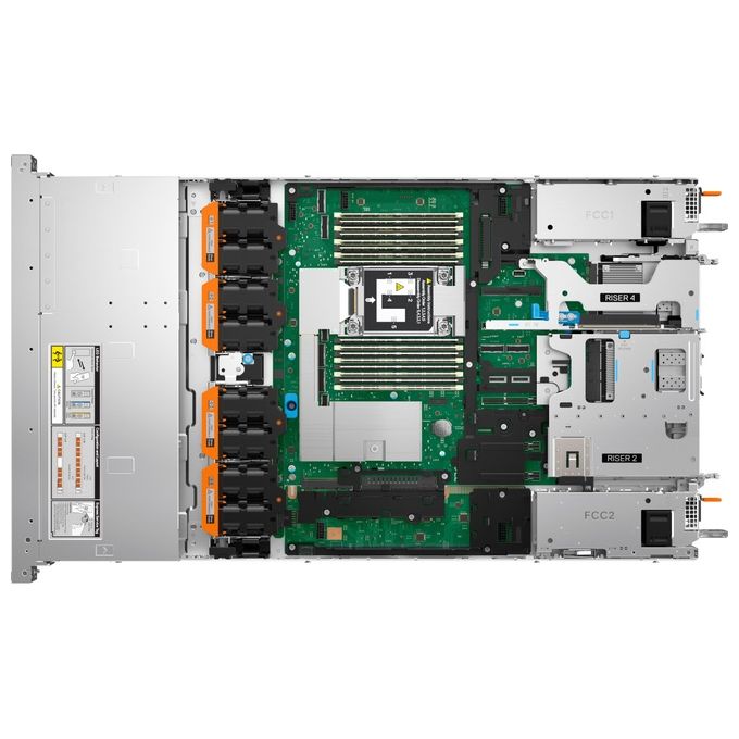 Dell 4D9JK PowerEdge R470 Server Rack 1U Intel Xeon 6507P 3,5 GHz 32 GB DDR5 480 GB colore Nero