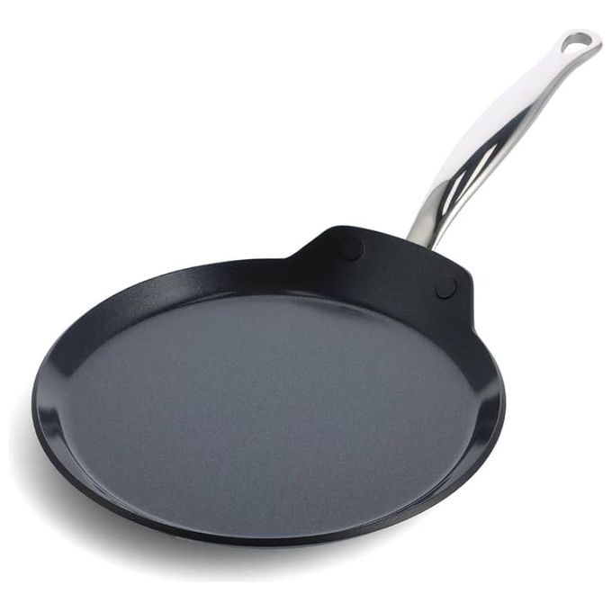 GreenPan 4895156693338 Barcelona Pro Pannenkoekenpan 28 cm con rivestimento ceramico antiaderente colore Nero