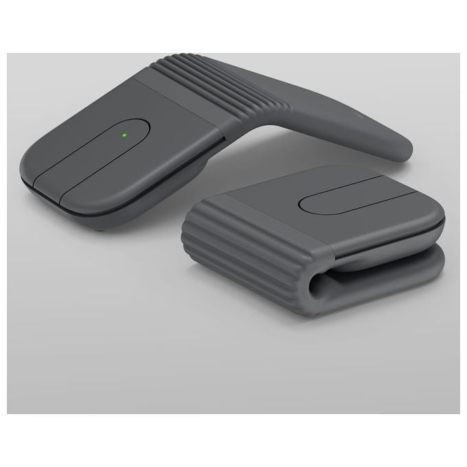 Logitech 910-007604 Mobi Fold Mouse Viaggio Ambidestro RF Wireless + Bluetooth 4000 DPI Touch Grafite