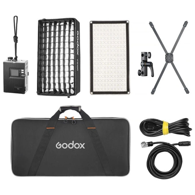 Godox 6952344241752 FL100R K1 Pannello LED RGB Flessibile 100W 1800K - 10000K CRI ≥95 TLCI ≥95 Bluetooth DMX App Godox Light colore Nero