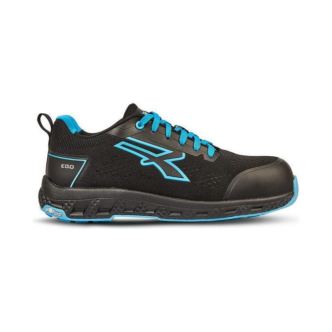 U-Power 0RE20036-38 Deon ESD Scarpe antinfortunistiche Scarpe da ginnastica antinfortunistiche Unisex con protezione della punta antiscivole traspiranti colore Blu Nero