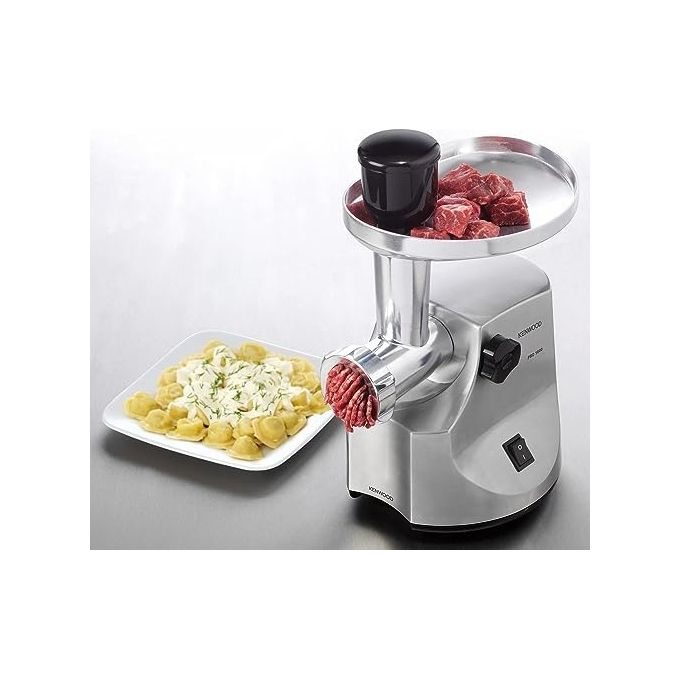 Kenwood MG510 Tritacarne 450 W potenza massima 1600 W 3 dischi per tritare insaccatori inclusi colore Acciaio inox