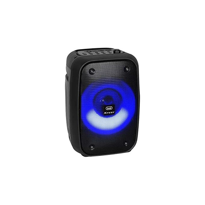 Trevi XF 150 KB Cassa Bluetooth Portatile 15W Karaoke TWS USB MicroSD Radio FM colore Nero