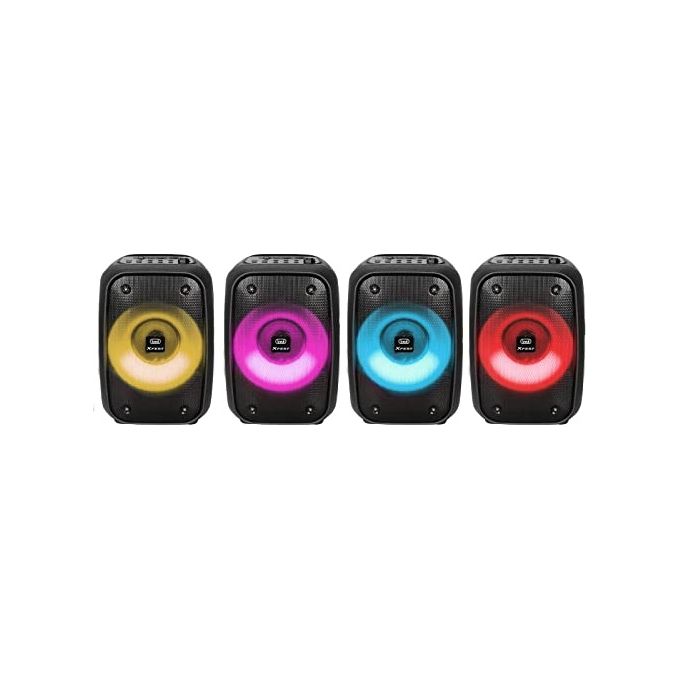 Trevi XF 150 KB Cassa Bluetooth Portatile 15W Karaoke TWS USB MicroSD Radio FM colore Nero