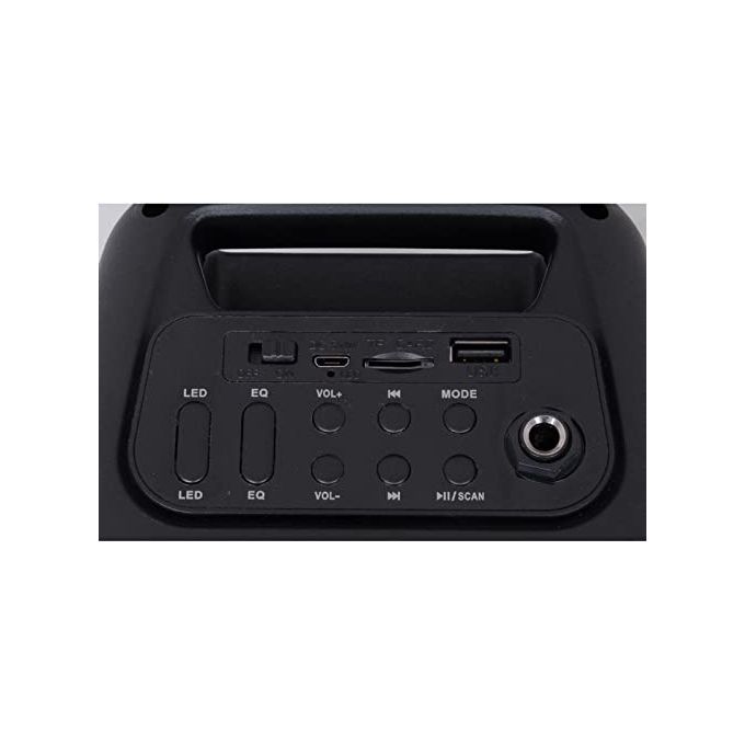 Trevi XF 150 KB Cassa Bluetooth Portatile 15W Karaoke TWS USB MicroSD Radio FM colore Nero