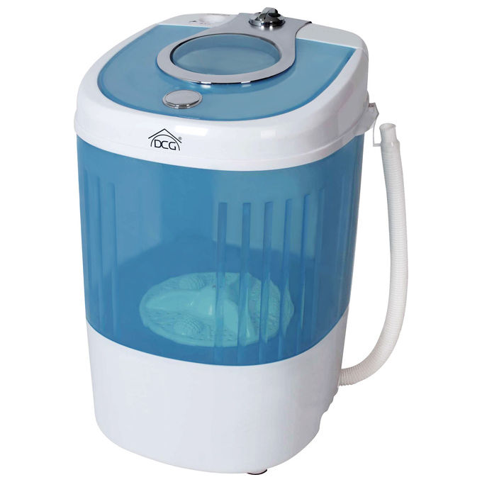 DCG ML5950 Mini Lavatrice Semiautomatica da Campeggio Capacita' di carico 2,5 Kg Senza centrifuga Peso 5 Kg