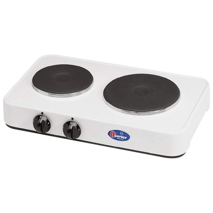 Cf Parker Fornello Elettrico 1000W-1500W 4,9Kg Bianco