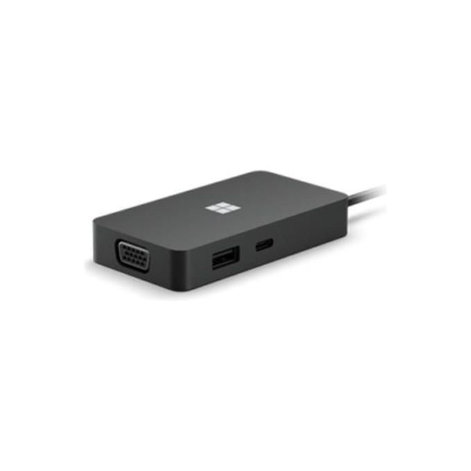 Microsoft 1E4-00003 Surface USB-C Travel Hub 5 porte HDMI VGA RJ-45 USB-A USB-C colore Nero