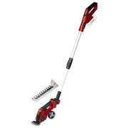 Einhell 3410310 GE-CG 18-100 Li T-Solo Forbici e Sfoltirami a Batteria 18V lama erba 100mm lama cespugli 200mm Power X-Change colore Nero Rosso