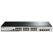 D-Link SmartPro DGS-1510-28X Switch L3 gestito 24 x 10-100-1000 + 4 x 10 Gigabit SFP+ desktop, montabile su rack