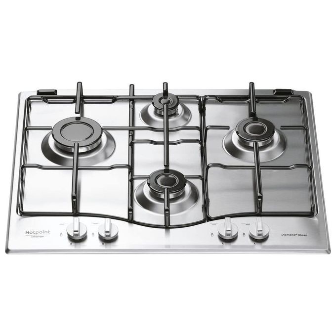 Hotpoint Ariston PCN 642 IX Piano Cottura a Gas 4 Zone 60 cm Acciaio Inox