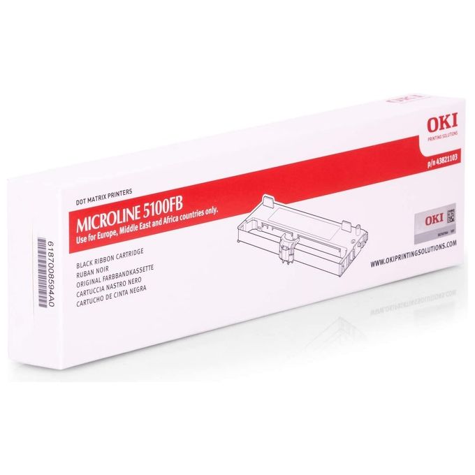 OKI Nastro Nero Per Ml-5100fb