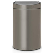 Brabantia 117909 Touch Bin New Recycle Pattumiera 23 + 10 L apertura soft-touch secchi estraibili colore Platinum