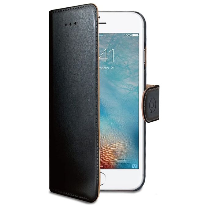 Celly Wally Custodia per iPhone 7 4.7 Nero