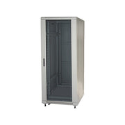 Link LK1927U66GFP Armadio Rack 19'' 27U 600x600 mm 800 Kg Porta Vetro Sicurezza Disassemblato colore Grigio