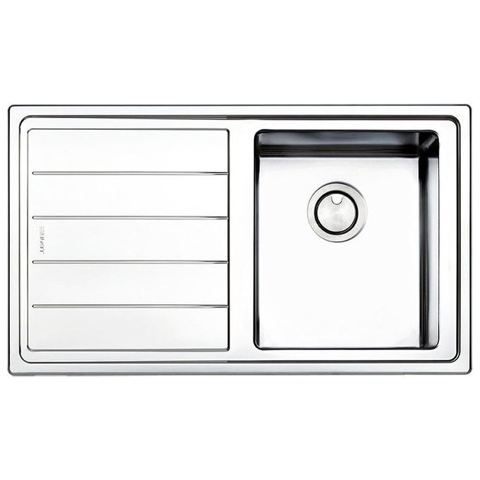 Apell LNP861ILBC Serie Linear Plus Lavello Acciaio Spazzolato da Incasso Gocciolatoio a Sinistra 1 vasca 86x50cm