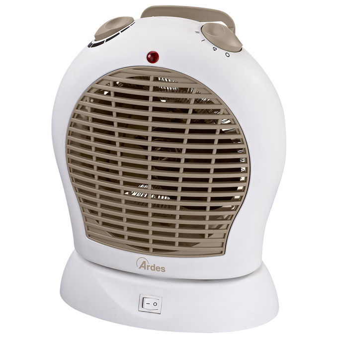ARDES AR4F03OS Termoventilatore Scaldabagno con Potenza 2000 Watt e funzione Oscillante colore Beige