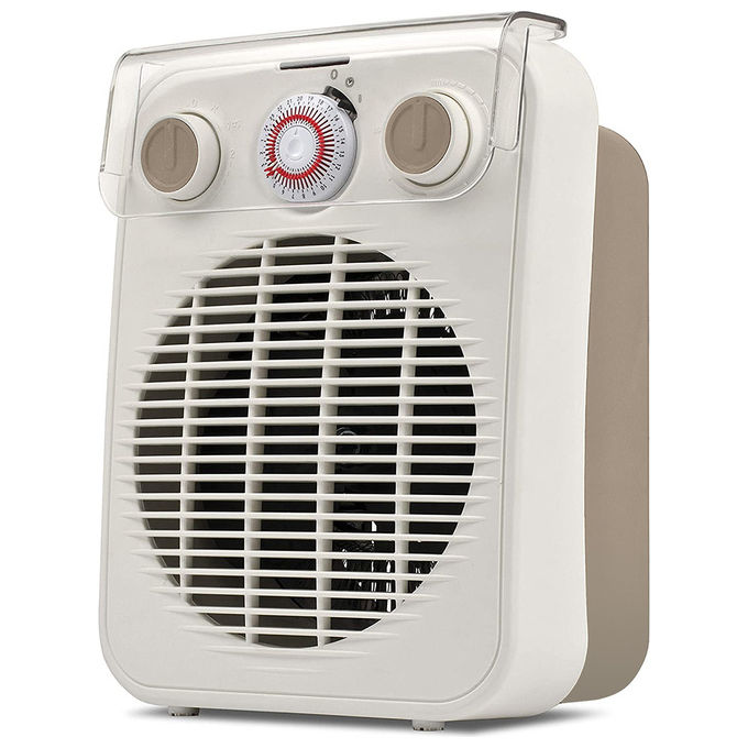 ARDES AR4F10TI Termoventilatore Scaldabagno con Potenza 2000 Watt e 2 Timer colore Beige