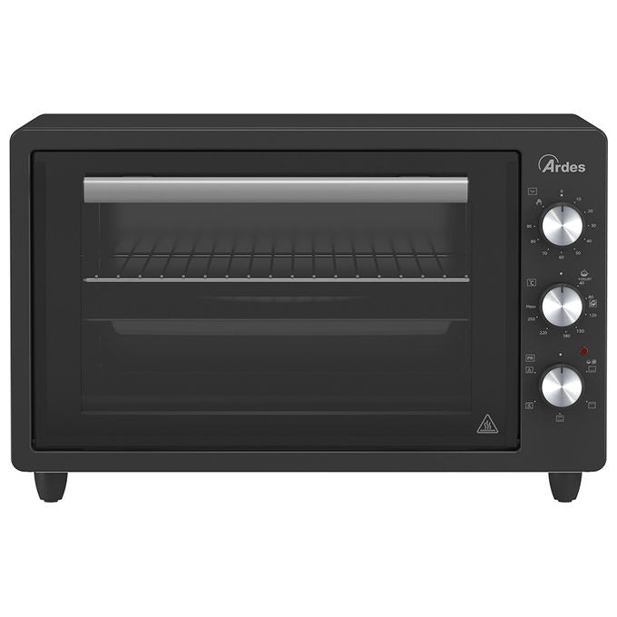Ardes AROVEN371 Kratos Fornetto Elettrico Ventilato 37 L 1300 W 5 Funzioni Termostato 40-280°C Timer 90 min colore Nero