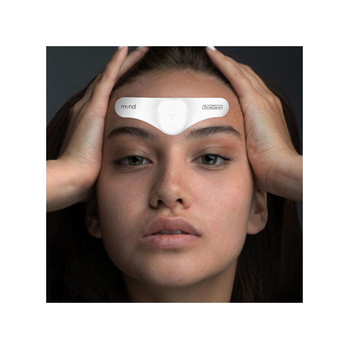 TensCare WEL302025 Mynd Dispositivo TENS Alleviazione Emicranie 40 livelli intensita' 2 modalita' colore Bianco