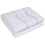 Termozeta TZR42 Termocoperta Doppia Matrimoniale 160x140 cm 60W 2 Livelli di Temperatura Protezione Antisurriscaldamento colore Bianco