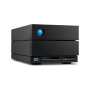 LaCie STLG16000400 2big Dock Hard Disk Esterno RAID Desktop 16TB Thunderbolt 4 550 MB-s IronWolf Pro colore Nero