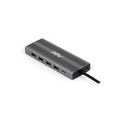 ADJ THOR Docking Station 12 in 1 Type-C HDMI 4K@30Hz VGA 1080p@60Hz LAN Gigabit USB 3.0 USB 2.0 SD Micro SD Audio 3.5mm PD 100W colore Grigio