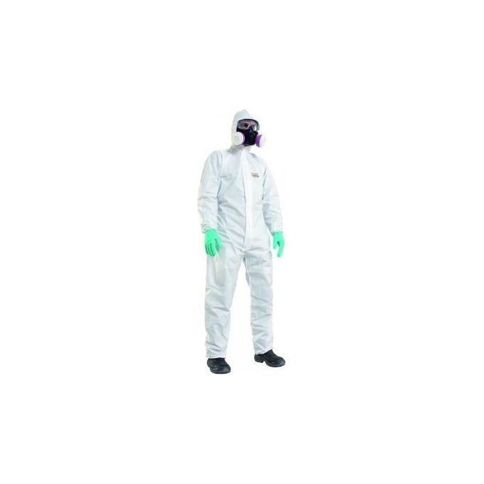 Honeywell MUTEX Mutex 2 Tuta di Protezione Monouso Cat III Tipo 5B 6B Antistatica Bianco