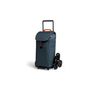GIMI GIM182 Tris New Carrello Spesa Capacita' 52 Litri Manico Ergonomico Ruote Resistenti colore Grigio