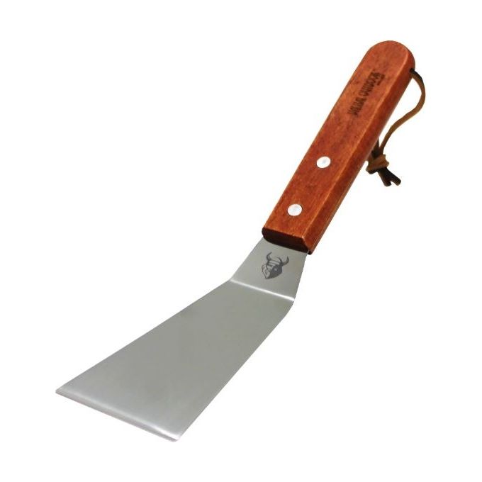 Char-Broil Spatola Flessibile in Acciaio Inox con Cordino in Pelle