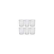 Alpina 8711252102511 Bicchiere da Aperitivo in Vetro 100 ml Set 6 Pezzi forma Cilindrica Lavastoviglie colore Trasparente