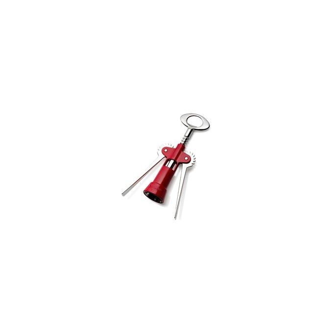 Ghidini Cipriano 19032300 Classici Special Cavatappi Sommelier doppia leva acciaio e zama levacapsule apribottiglie colore Rosso