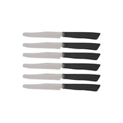 Coltellerie Bonomi Coltello da Tavola 6 Pezzi Manico Nero