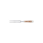 Güde B096-18 Alpha Birne Forchetta da Carne Forgiata 18 cm in Acciaio Cromo-Vanadio-Molibdeno colore Marrone