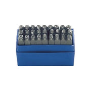 Kukko 329-208 Set punzoni per lettere 27 pezzi altezza 8 mm in acciaio per utensili custodia in plastica colore Nero