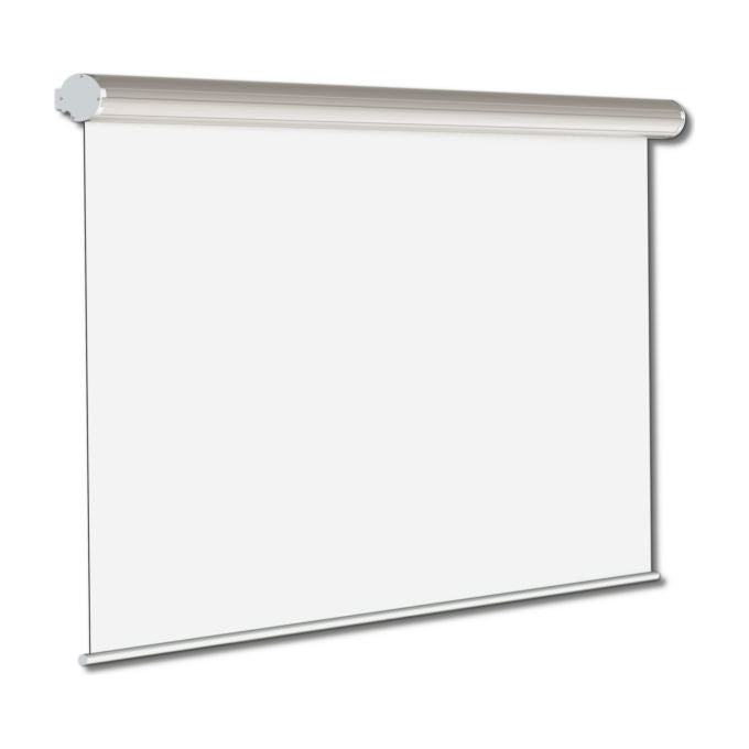 Oray ORCF1B1180180 Cineflex Pro Schermo Motorizzato 180x180 cm Rapporto 1:1 Superficie Bianco Opaco Lavabile Ignifuga colore Bianco