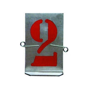 Vigor-Blinky ART. 606 Stampi Numeri Lamiera Zincata Set 9 Pezzi 40 mm