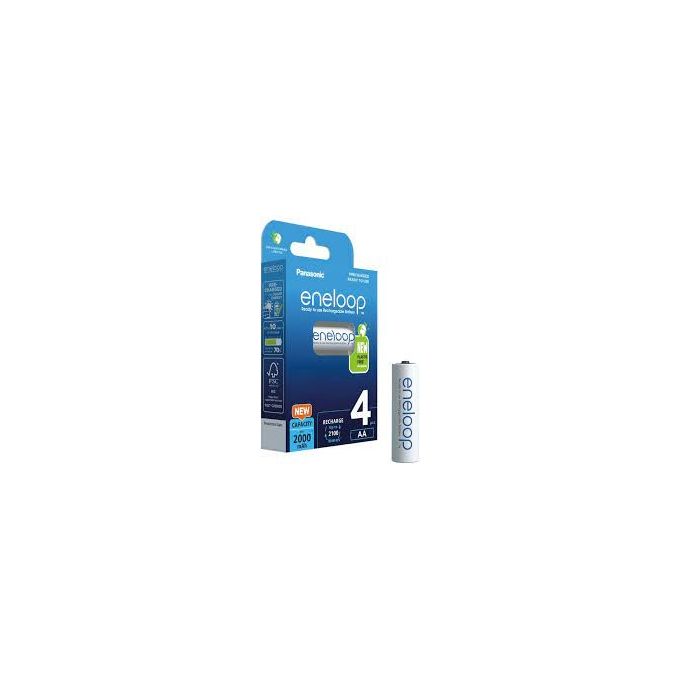Panasonic Eneloop Mignon AA 2000mAh Ni-MH 4 Pezzi
