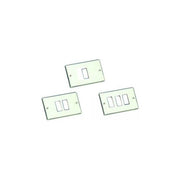 Placche in Alluminio Tipo Magic Oro Due Fori Articolo 8702