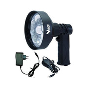 Vigor 34280-50 Faro LED Ricaricabile Censimento Notturno 27W 9 LED CREE 1800 lm Batteria Litio 2.6Ah Corpo Alluminio