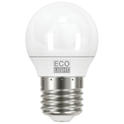 Bisonte Lampadina Led Sfera E27 8W=60W 806lm 6400k