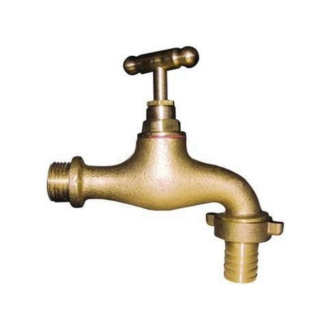 Vigor Rubinetto a Farfalla Ottone con Portagomma 1