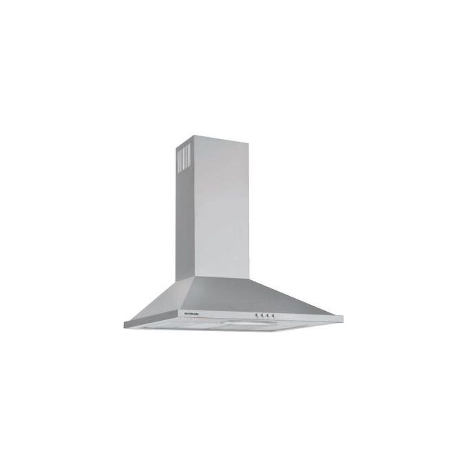 Silverline 2240.9.733.04 Cappa a parete 90 cm 295 m³-h Classe D 63 dB Pulsanti colore Inox