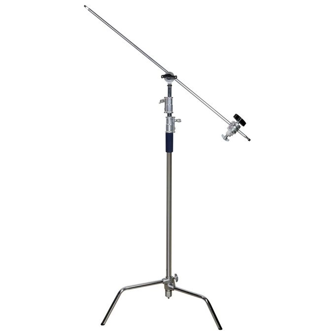 Kaiser 3199 C-Stand Supporto per illuminazione con braccio telescopico 145-328 cm carico max 10 kg colore Nero