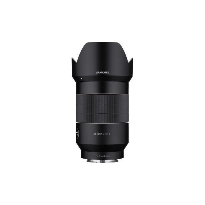 Samyang F1212906101 AF 35mm f-1.4 II FE Obiettivo per Sony E-Mount Full Frame APS-C Apertura f-1.4 Motore STM Silenzioso Distanza Minima 29 cm Filtro 67 mm colore Nero