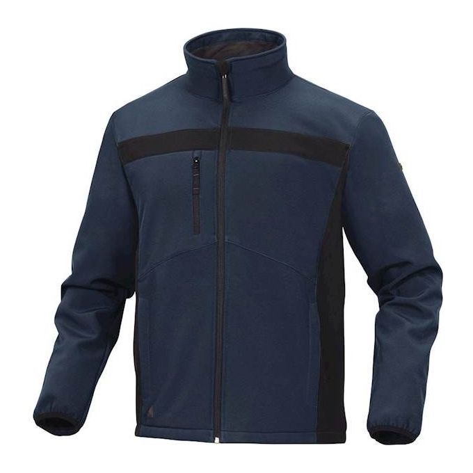 Delta Plus LULE2BMTM Lulea2 Giacca Softshell Abbigliamento da Lavoro 96% Poliestere 4% Elastane 5 Tasche colore Blu Nero